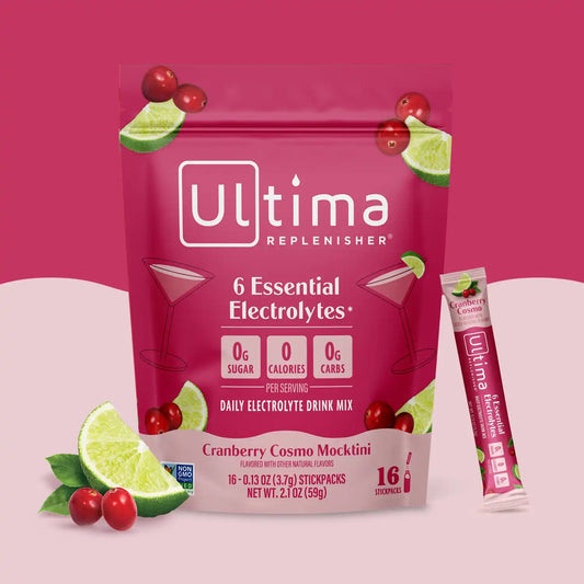 Cranberry Cosmo Mocktini Daily Electrolyte Drink Mix