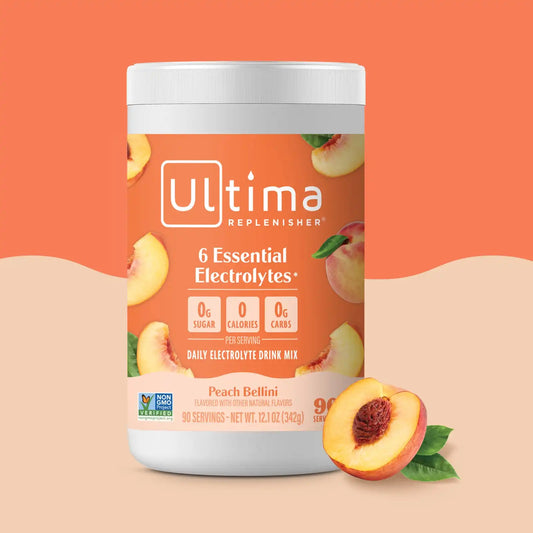 Peach Bellini Mocktini Daily Electrolyte Drink Mix