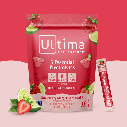 Strawberry Margarita Mocktini Daily Electrolyte Drink Mix